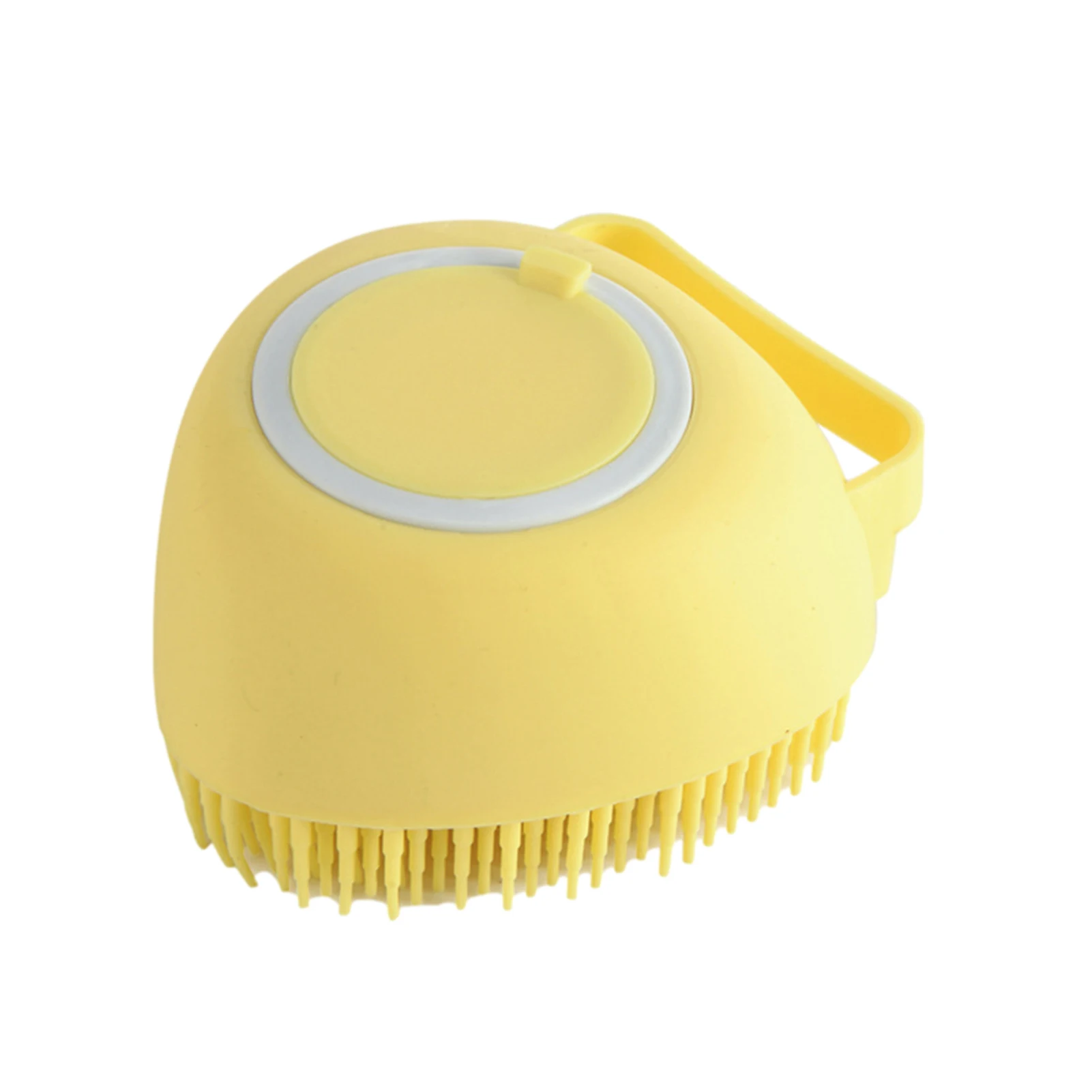 

2-in-1 Bath Brush With Hook Soft Silicone Baby Showers Cleaning Mud Dirt Remover Massage Back Scrub Bubble Non-Brushes Hot