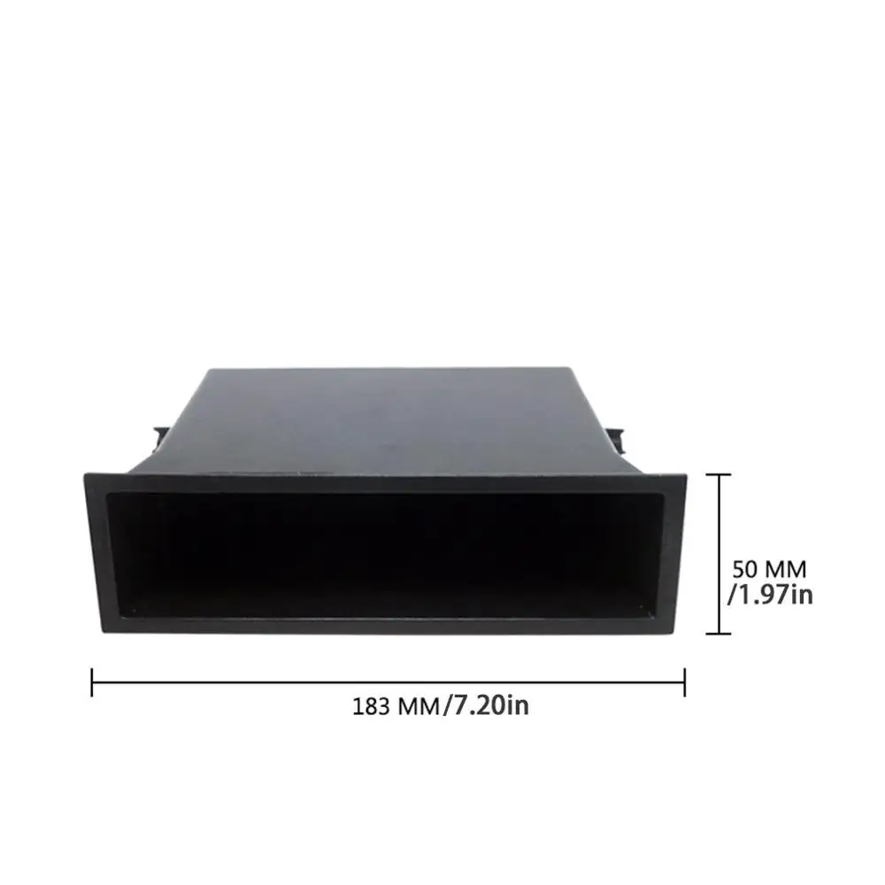 

Single Pocket Fascia Din Car Vehicle Radio Cd Storage Box for Nissan Car Accessories Universal Install Racing Kit
