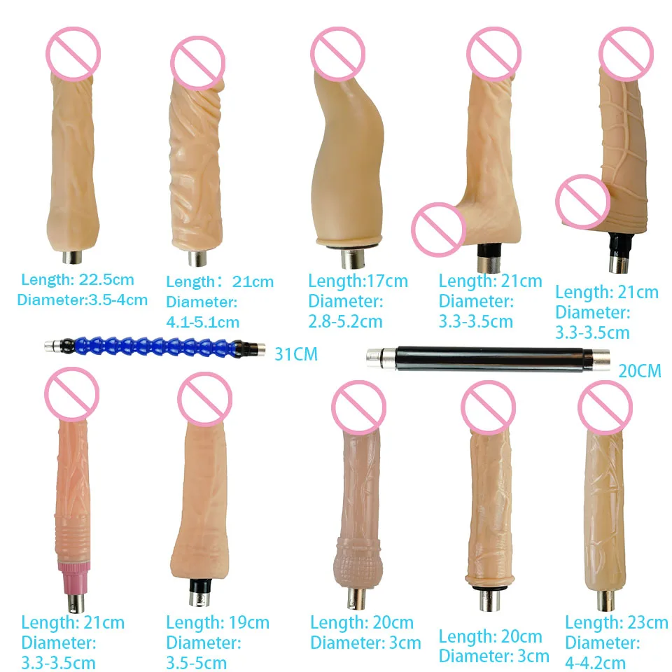 Насадка для секс-машины FREDORCH 3XLR фаллоимитатор на присоске секс-машина женщин и