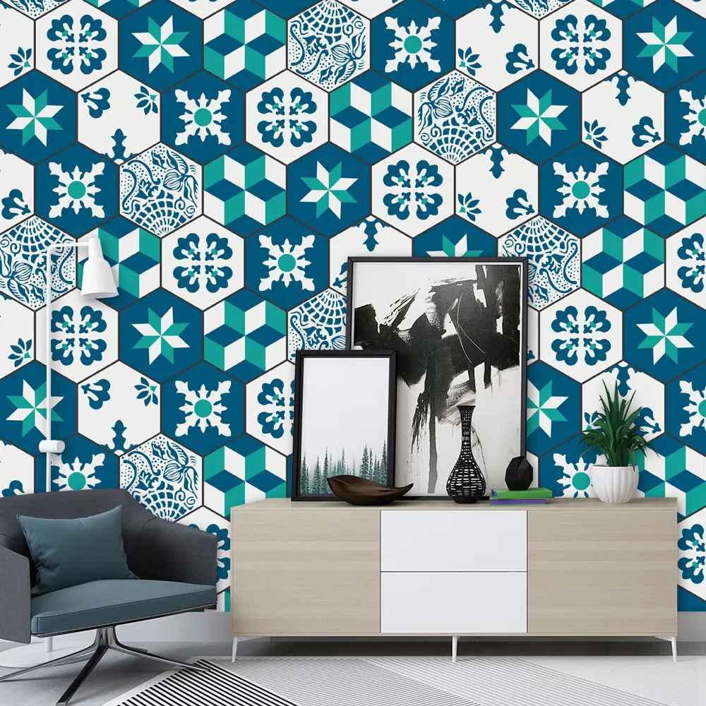 Ретро плитки наклейки на стену для ванной кухни украшения клей