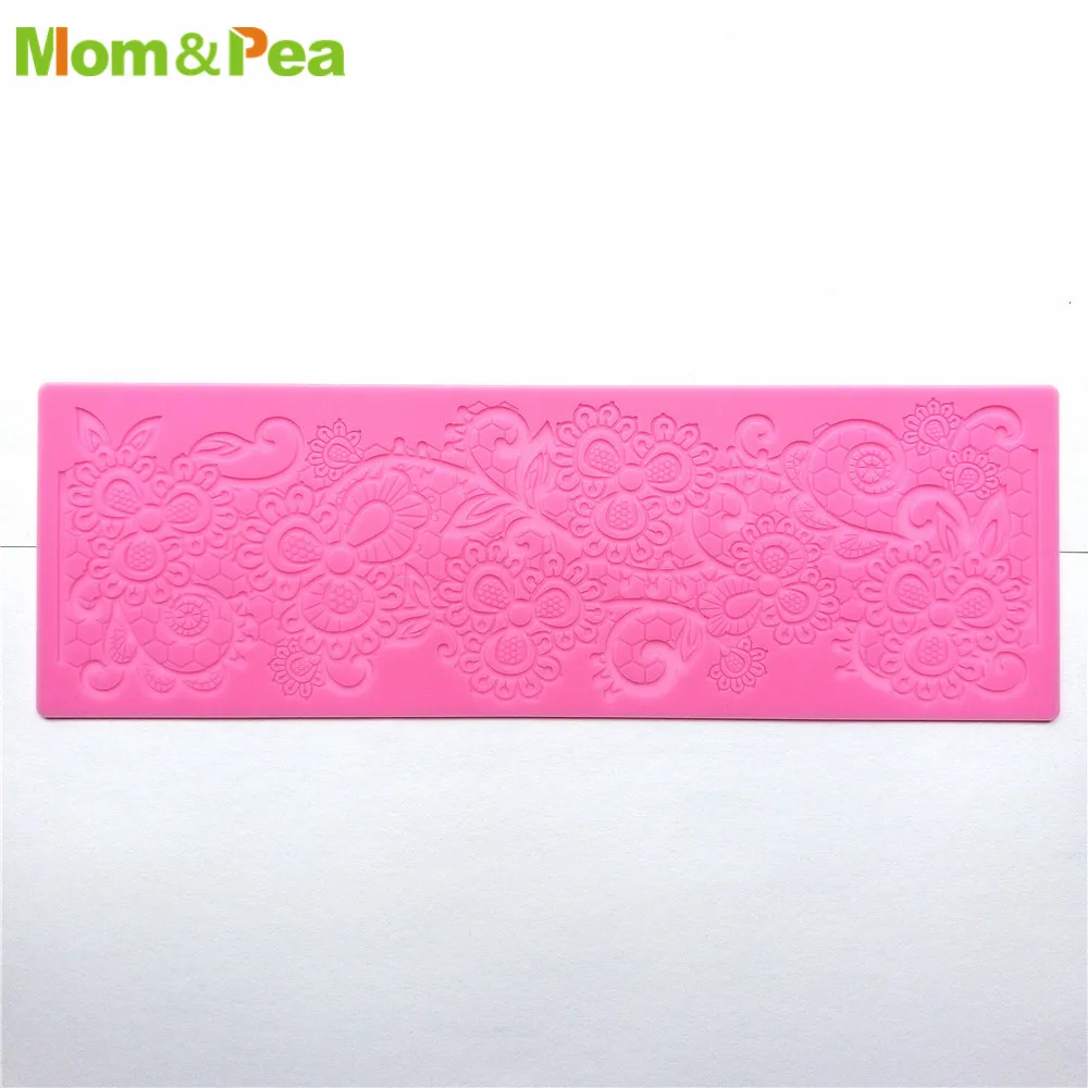 Цветочная силиконовая форма для торта Mom &amp Pea gx288 3D-форма украшения пищевых
