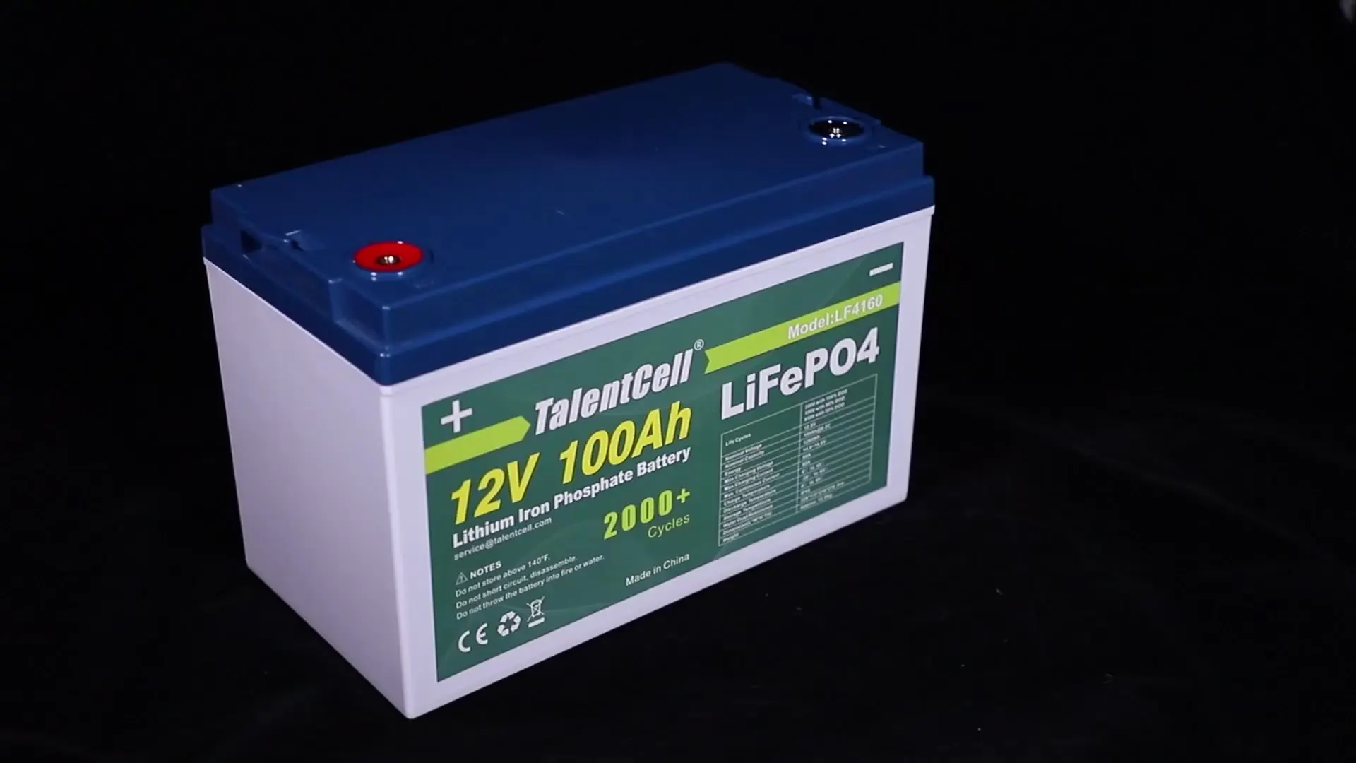 

RTS LiFePO4 Battery 32700 Rechargeable 12v 100Ah Deep Cycle Lithium Iron Phosphate Battery