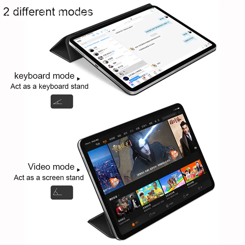 WIWU новейший чехол из искусственной кожи для iPad Pro 11 дюймов 2020 2018 смарт Фолио