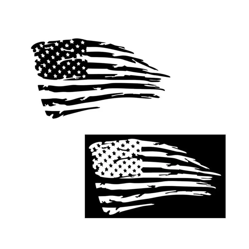 15 см * 8 7 Американский флаг Ветеран модные виниловые наклейки для автомобиля