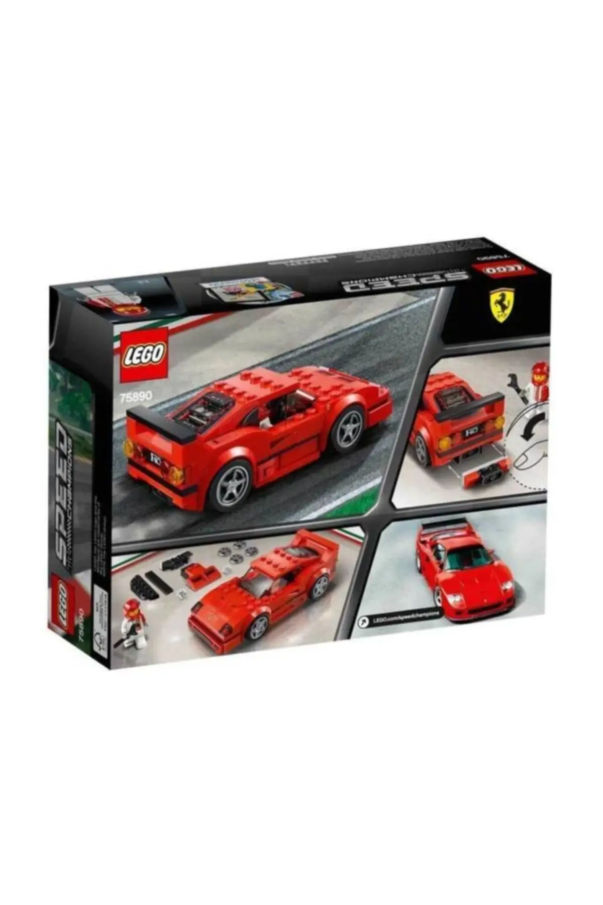 Скоростные чемпионы 75890 Ferrari F40 оригинальная коллекция LEGO для детей унисекс