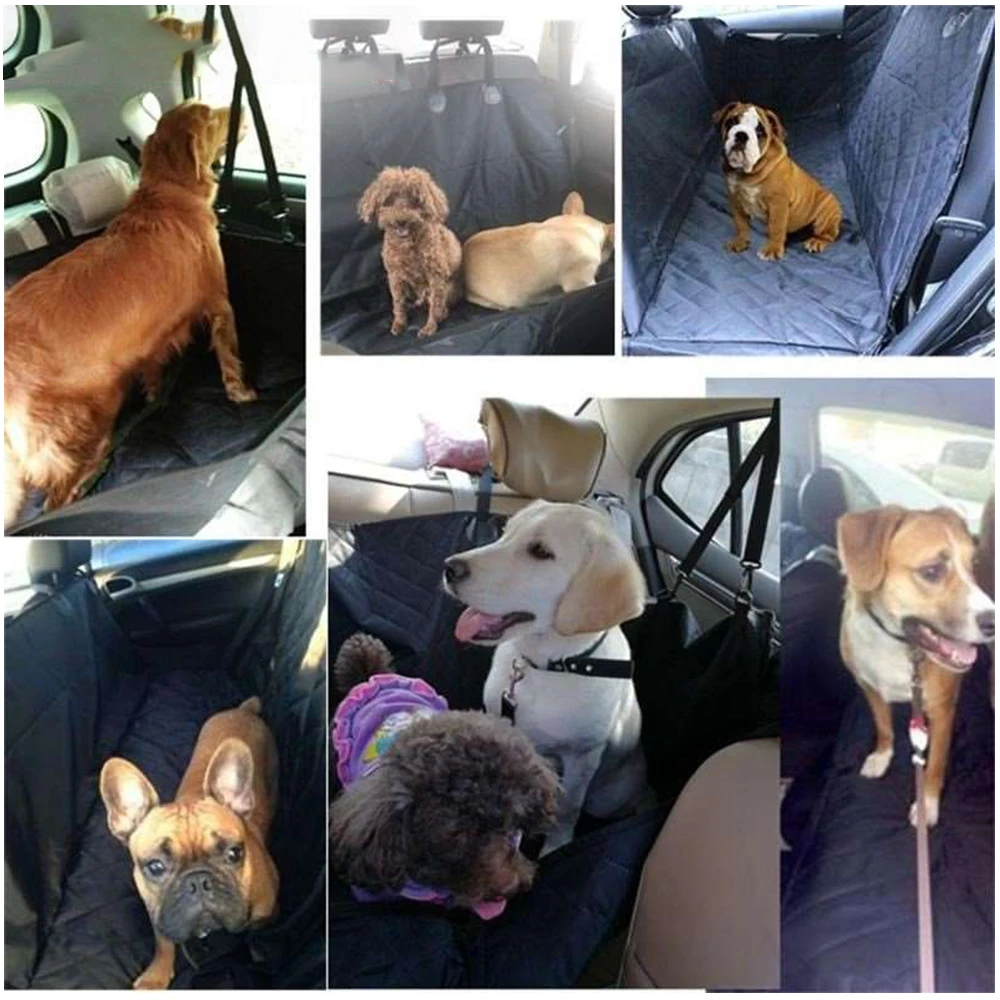 Чехол для на автомобильное сиденье перевозки собак вид из сетки