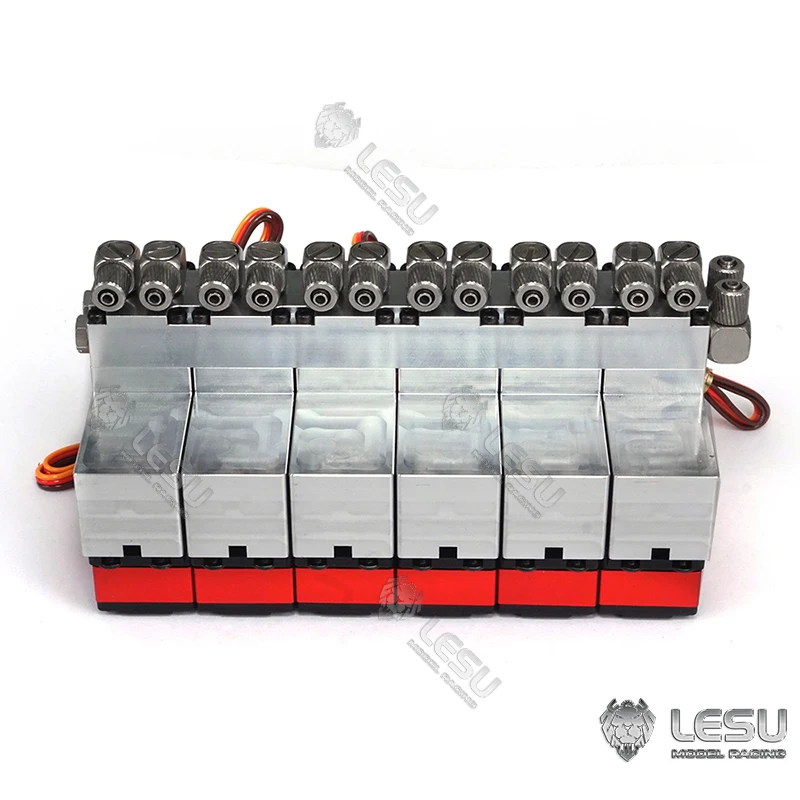 Kaufen LESU RC 1/14 Hydraulische 6CH Umkehr Ventil W/ Servos Für Dumper Lkw Loader Bagger Modell TH16735-SMT5