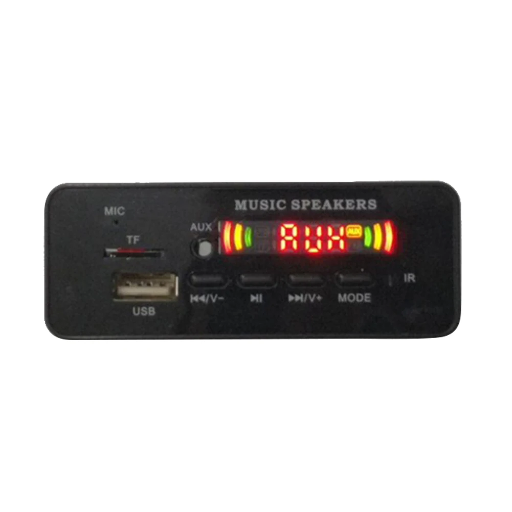 Цветной экран tf карта громкая связь автомобильный Bluetooth декодер mp3 плеер