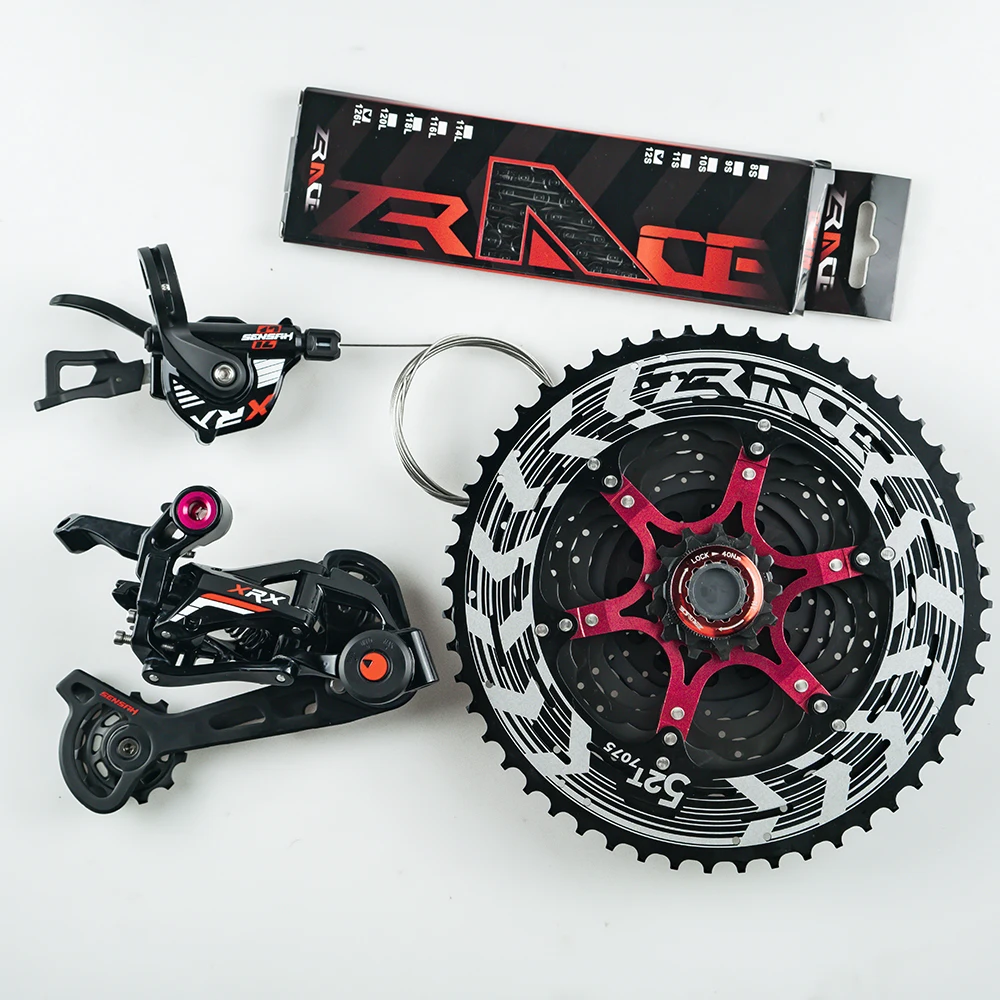 Переключатель передач SENSAH XRX 1x12 + задний переключатель 12 s кассета ZRACE 50T