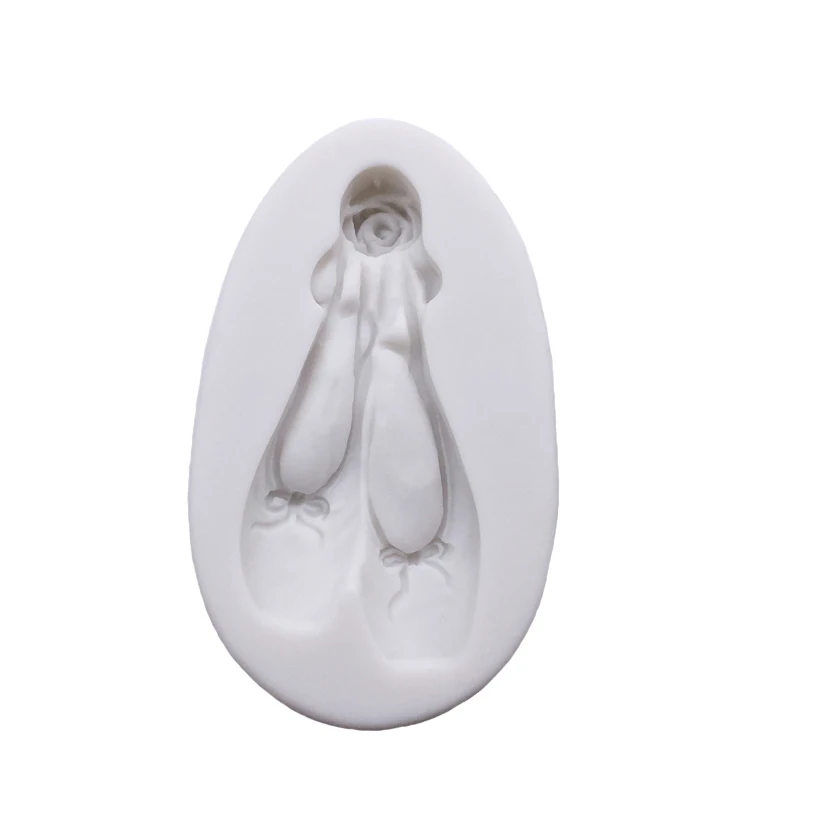 Ballet Shoes Silicone Mold Sugarcraft Chocolate Cupcake Baking Fondant Cake Decorating Tools |