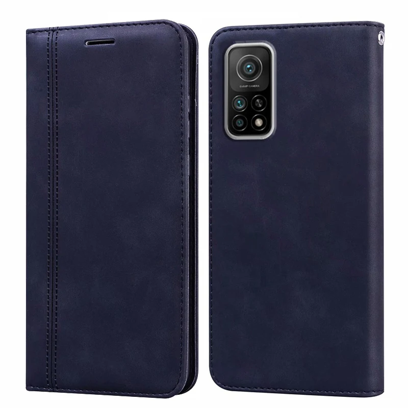 Флип-чехол для Xiaomi Mi 10T Pro кожаный защитный чехол телефона 5G задняя крышка