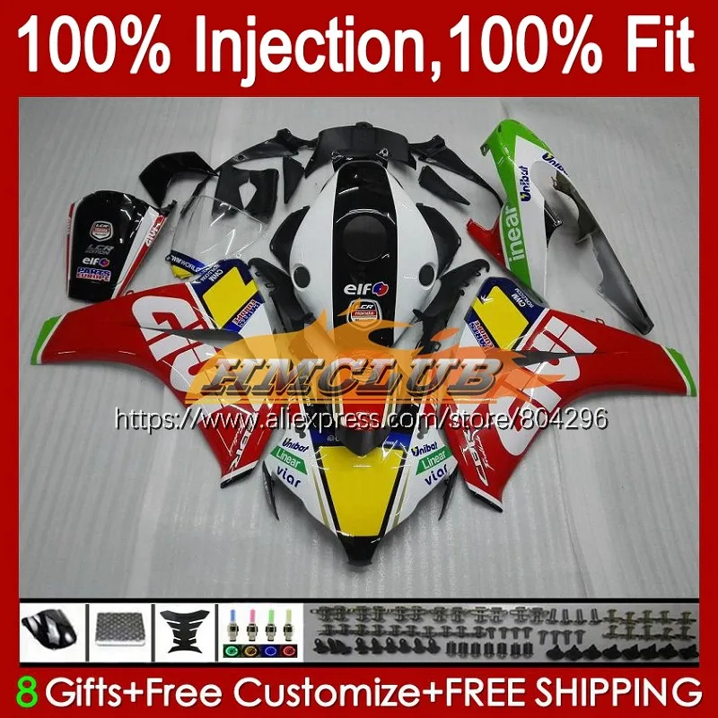 

Инжекция OEM для HONDA CBR1000 1000CC CBR1000RR 08 09 10 11 16No.32 CBR 1000 Красный Белый RR 1000RR 2008 2009 2010 2011 обтекатель