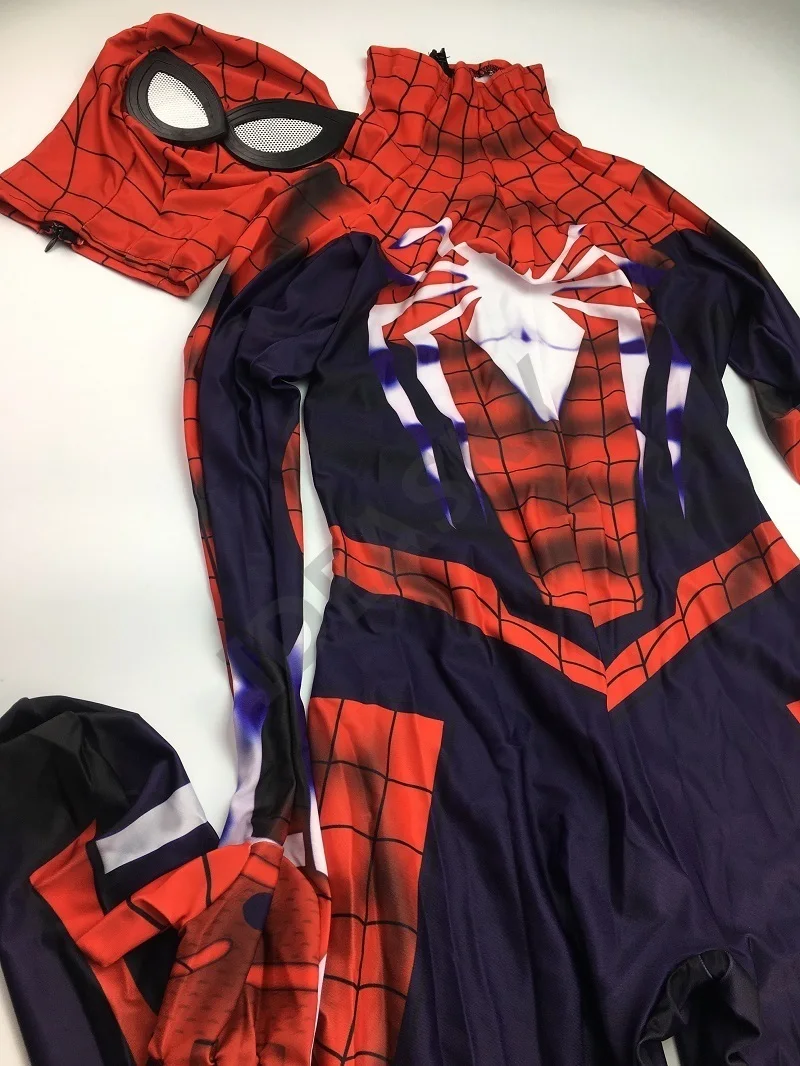 Костюмы на Хэллоуин для мужчин взрослых супергерои спандекс игры PS4 insomniac Человек