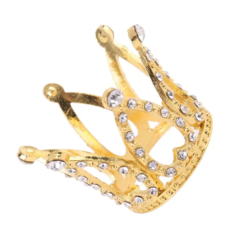 Baby Crown Photo Photography Props Headband Ring Mini Decoration Newborn Gold Silver Luxury Memorial Headdress | Детская одежда и