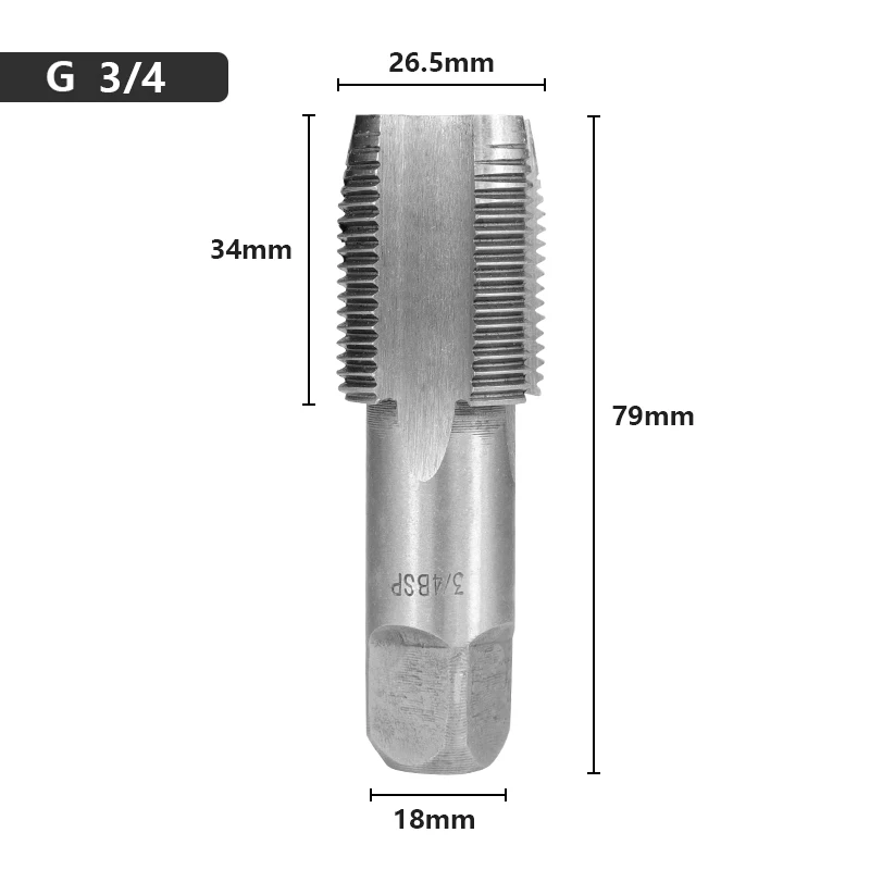 CMCP HSS коническая труба G1/8 1/2 3/4 1 BSP Металлические винтовые резьбовые режущие