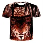 Футболка мужская и женская с 3D-принтом, забавная Повседневная футболка с круглым вырезом, в японском стиле ретро, 2020