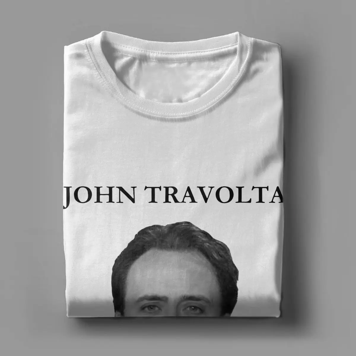 Мужская футболка с изображением Николаса Кейджа Забавные топы из чистого хлопка