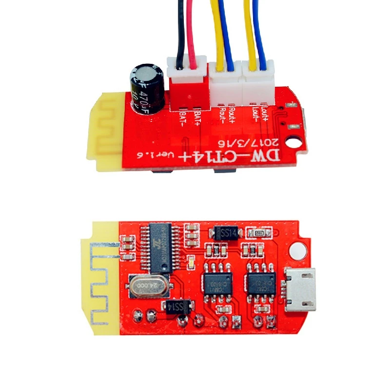 Плата цифрового усилителя звука Micro USB 3 7 в 5 В Вт двойная плата DIY Bluetooth динамик