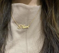 vip custom stainless name necklace