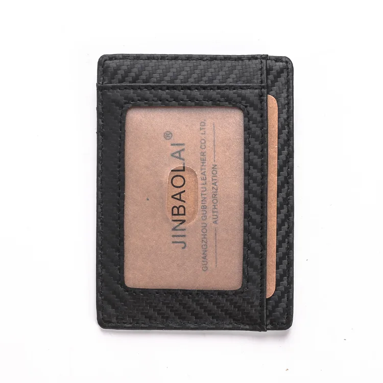 JINBAOLAI углеродное волокно натуральная кожа RFID режущий рукав сумка для смены