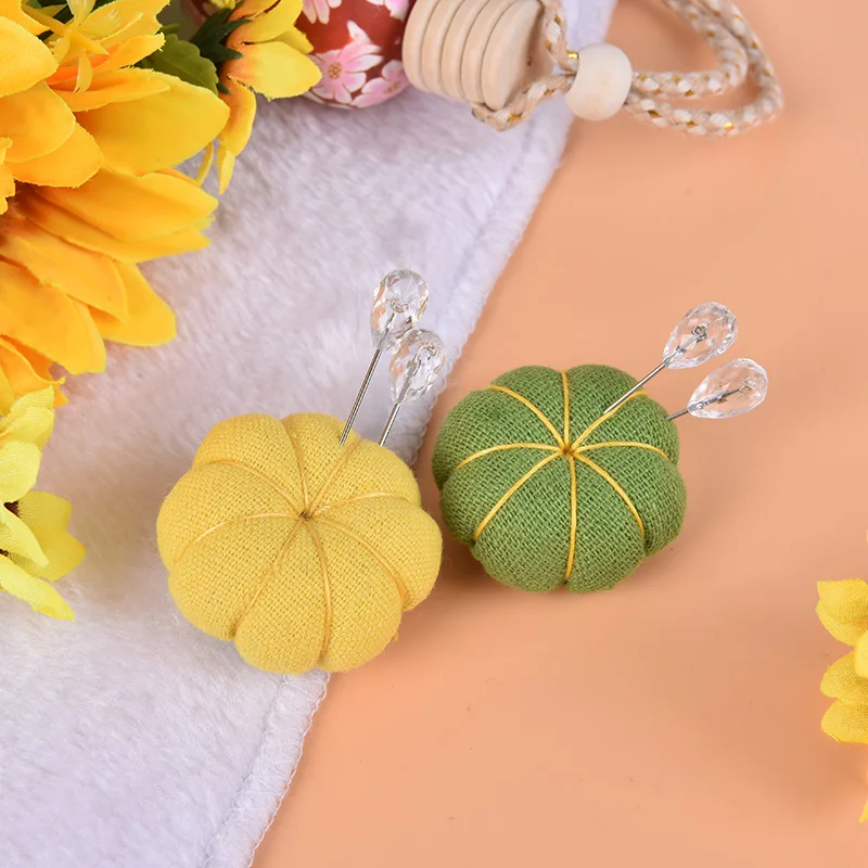 1 шт. Милая в форме тыквы DIY иголка для рукоделия булавка держатель подушки набор