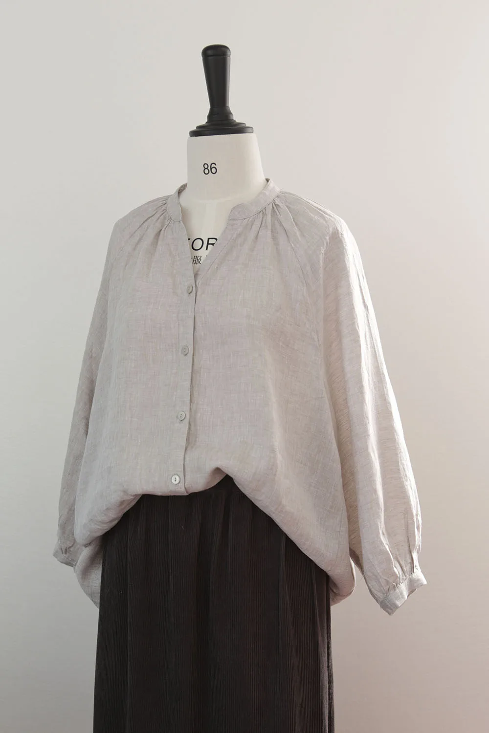 

Summer New Women Casual All-match Japanese Style Ultra Loose Plus Size Sunscreen Comfortable 17*21 Thin Linen Shirts/Blouses