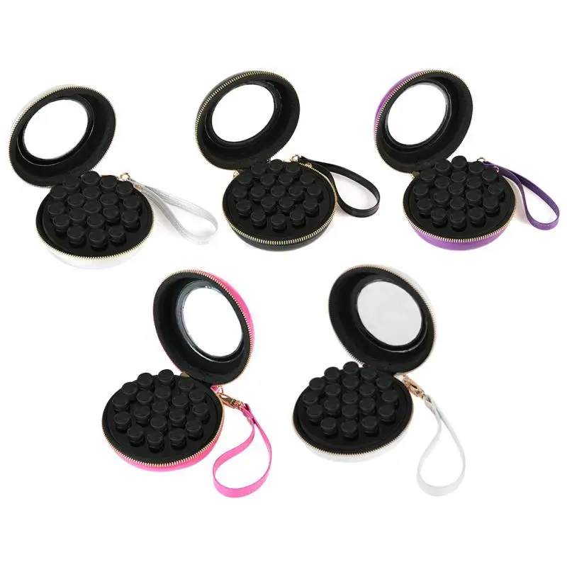 19 отделений 2 мл эфирные масла для переноски Портативный Держатель Прочный PU