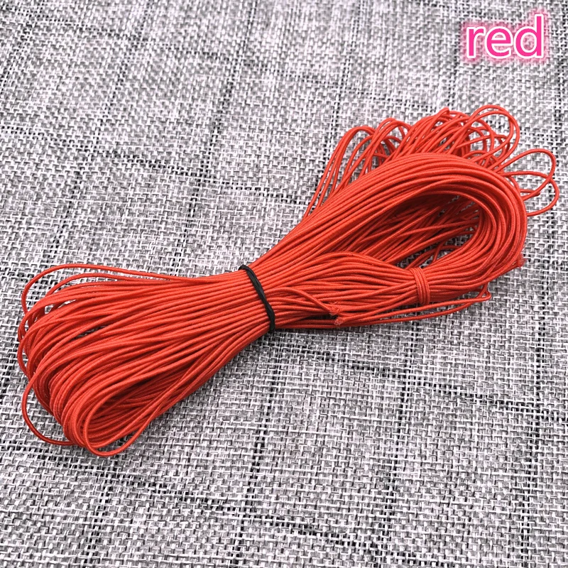 Новинка 1 0 мм 20 ярдов высокоэластичная круглая эластичная повязка на резиновый