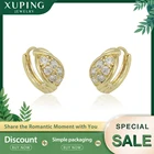 Xuping модные ювелирные изделия, акция, новый стиль, светлые серьги золотого цвета для женщин, подарки 29090