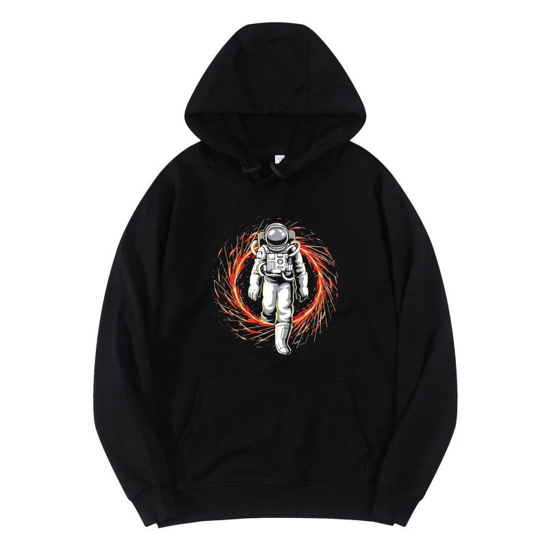 

Новое поступление 2021, забавные хлопковые мужские толстовки с изображением астронавта, уличная одежда, Осенний свитшот, Женская толстовка в ...