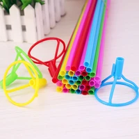 assorted color plastic balloon safety holder sticks holders with cups for wedding party holidays anniversary decor