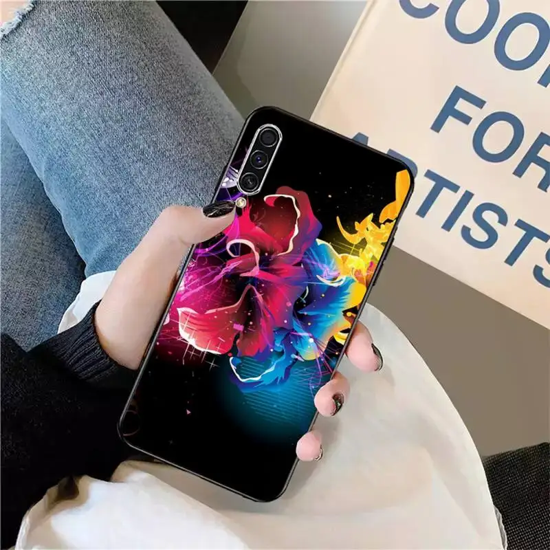 

Butterfly and flower Art aesthetics Phone Case For Samsung galaxy S 9 10 20 A 10 21 30 31 40 50 51 71 s note 20 j 4 2018 plus