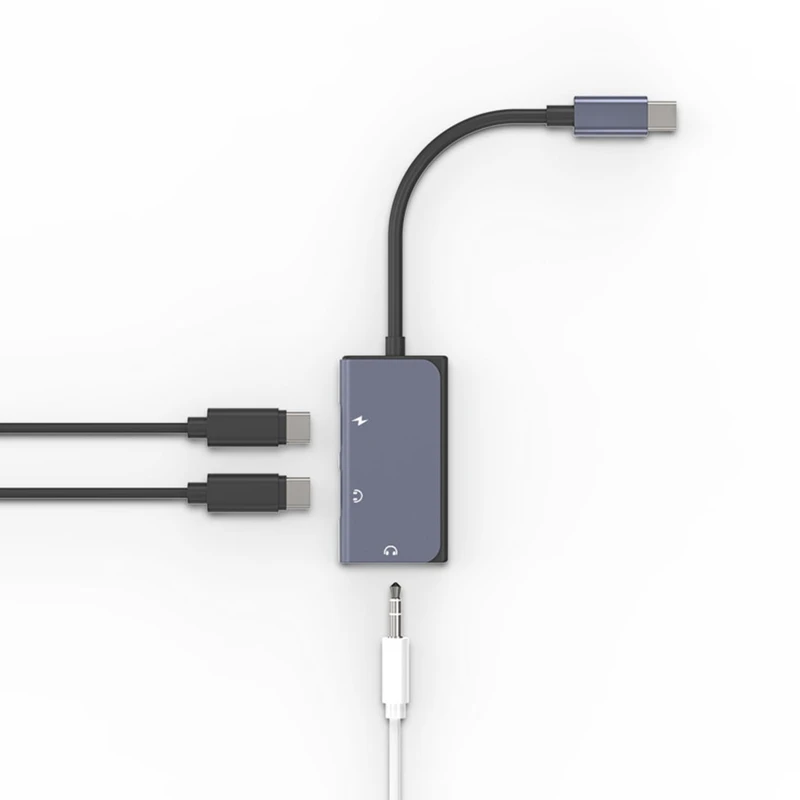 Адаптер USB Type-C на 3 5 мм o Кабель-адаптер для быстрой зарядки цифрового аналогового