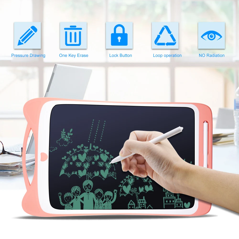 12-дюймовый жк-планшет для рисования цифровой стираемый планшет