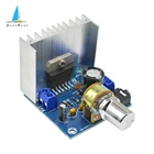 Плата аудиоусилителя TDA7297, 15 Вт + 15 Вт, 12 В переменногопостоянного тока, двухканальный стерео модуль цифрового усилителя, DIY Kit