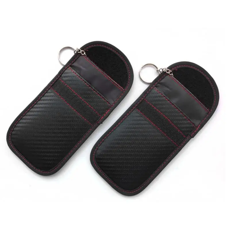Anti-theft Car Shield Remote Control Key Set Carbon Fiber RFID Electromagnetic Shielding Package Safe Signal Blocking Case | Автомобили и