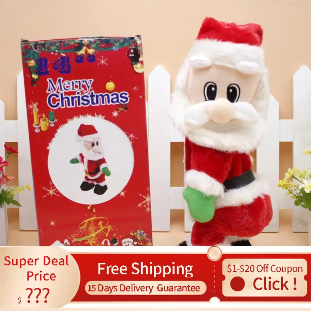 

electric Santa Claus Toy Twerking Singing children gifts Party Christmas decorations navidad новогодние украшения 2022