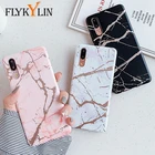 FLYKYLIN мраморный чехол для Huawei Mate 20 Pro, чехлы для Huawei P30 Lite P20 Pro, чехол на P30 Pro, модный силиконовый чехол IMD