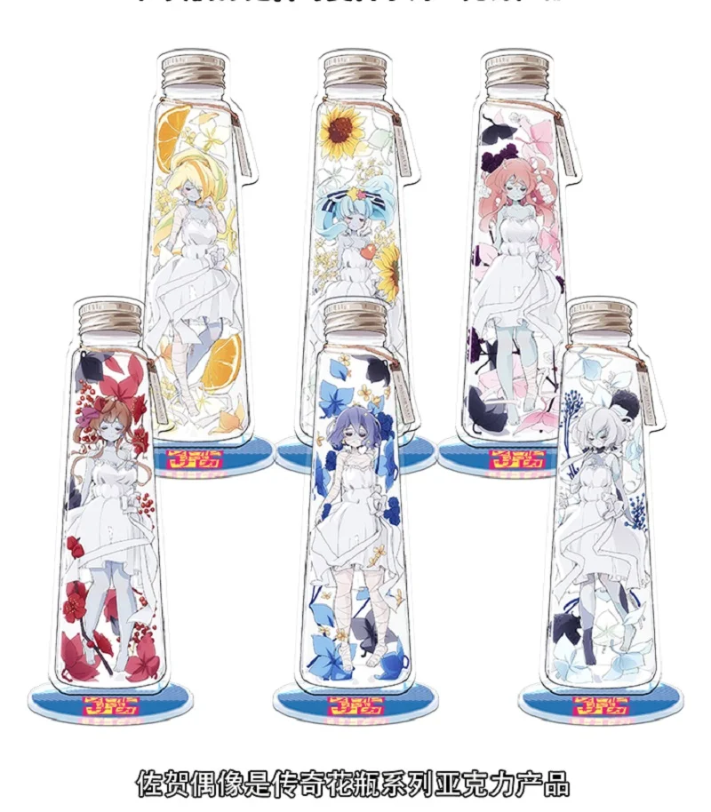 

ZOMBIE LAND SAGA Minamoto Sakura Nikaido Saki Mizuno Ai Konno Junko Acrylic Stand Figure Desk Decor Collection Model Fans Gifts