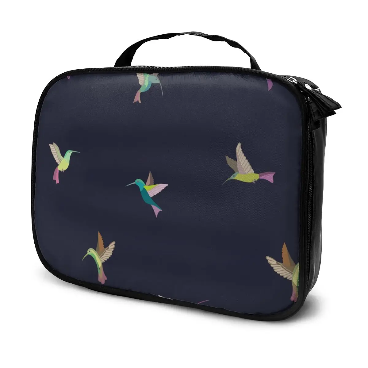 

Women Cosmetic Bag Hummingbird Colibri Multifunction Travel Makeup Bag Grooming Kit Girl Toiletries Organizer Case