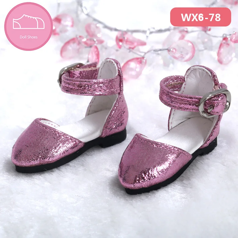 BJD обувь 1/6 кот Прекрасный стиль для YOSD Littlefee аксессуары для куклы - Цвет: WX6-78-flash pink