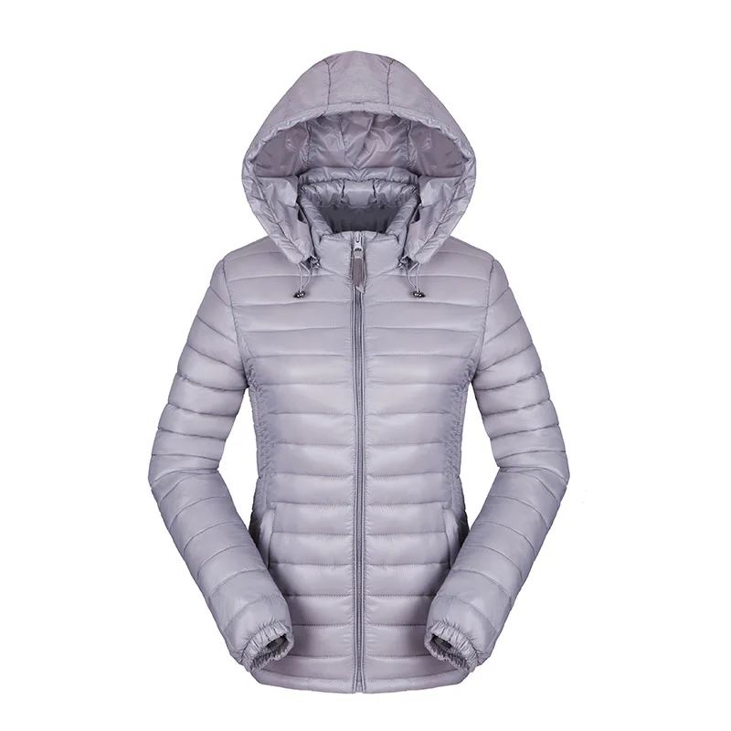 Женская легкая куртка с длинным рукавом тонкая короткая хлопковая парка