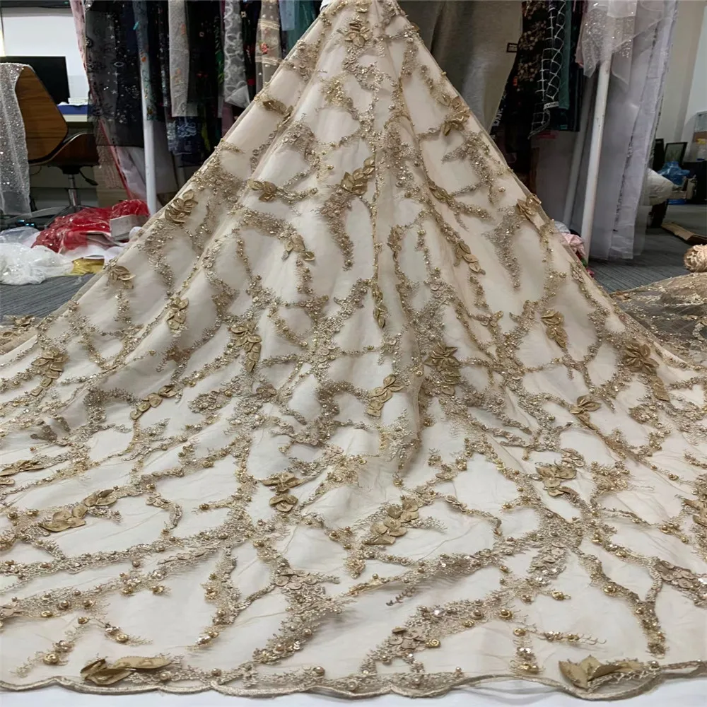 2021 Высококачественная африканская гипюровая кружевная ткань французская