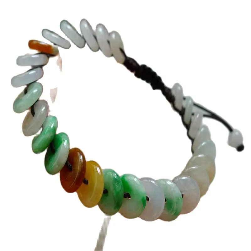 

A Jade Bracelet Natural Ice Jade Bracelet - Buckle