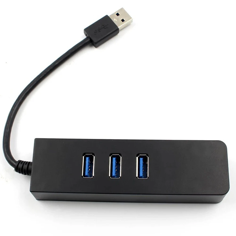 

Computer Wired LAN Laptop Stable Hub Card Network Adapter Fast 3 Ports RJ45 Accessories USB 3.0 Gigabit Ethernet