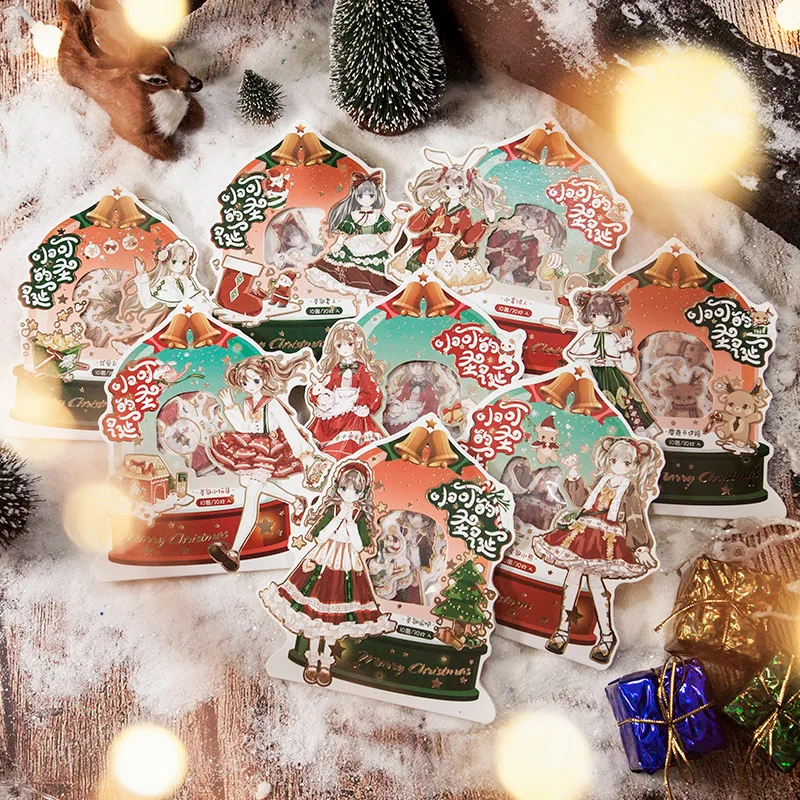 

BULA 30 Pcs Sticker Decoration DIY Scrapbooking Sticker Stationery Kawaii Handbook Notes Decorative Stickers