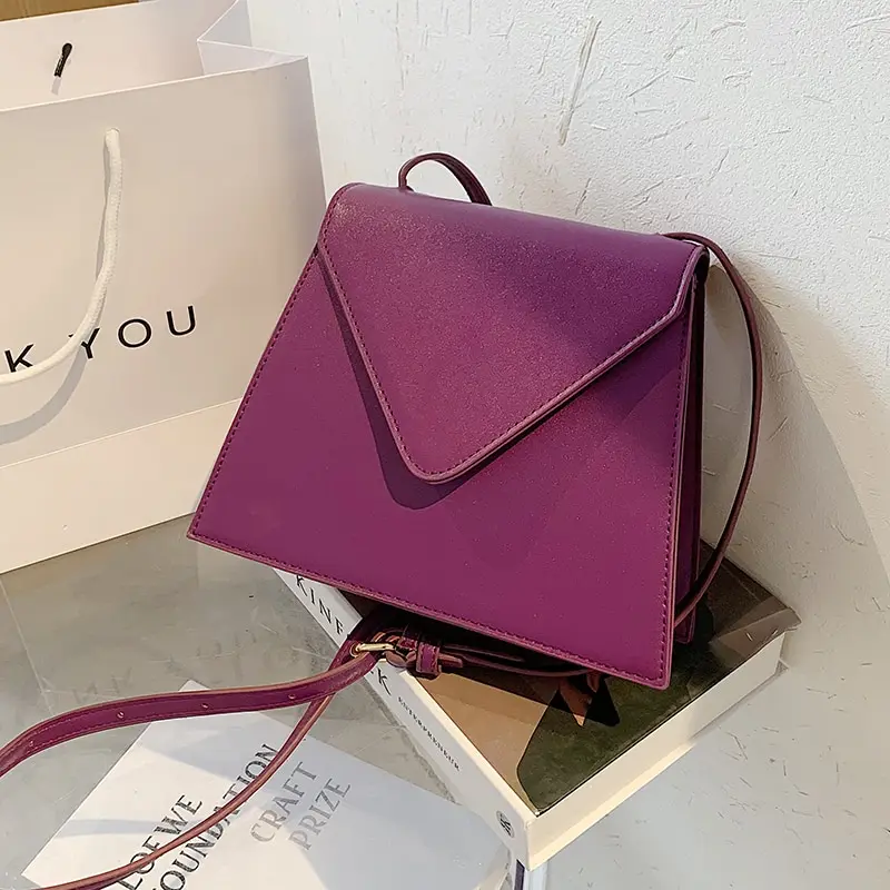 

Одноцветная сумка через плечо с клапаном 2020 модная Новая высококачественная женская дизайнерская сумка из искусственной кожи винтажная су...