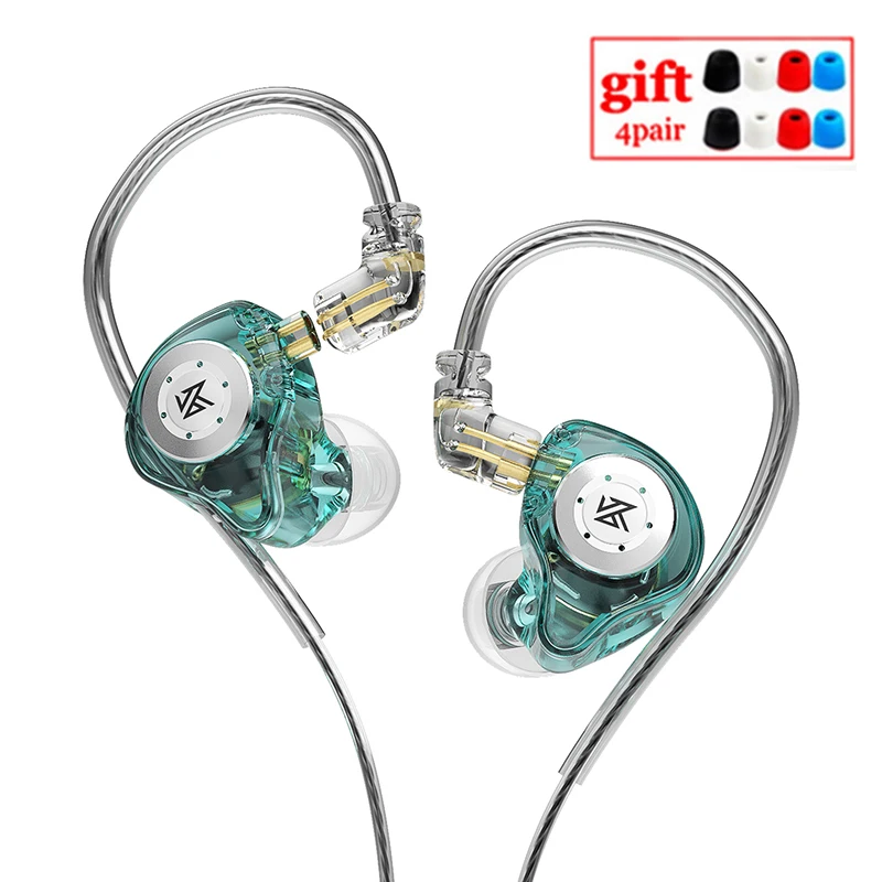 

KZ EDX Pro Earphones 1 Dynamic HIFI Bass Earbuds In Ear Monitor Headphones Sport Noise Cancelling Headset ZSN PRO