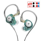 Динамические Hi-Fi наушники-вкладыши KZ EDX профессиональные наушники 1, наушники-вкладыши с монитором, Спортивная гарнитура с шумоподавлением ZSN Pro