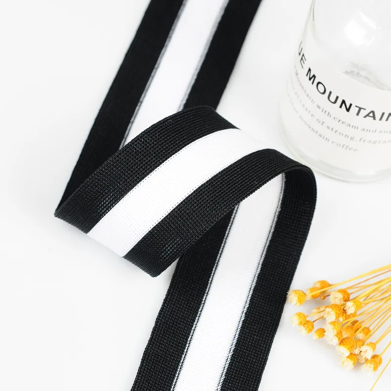 Трикотажная ткань для спортивных брюк 3/4 дюйма 20 мм эластичная лента